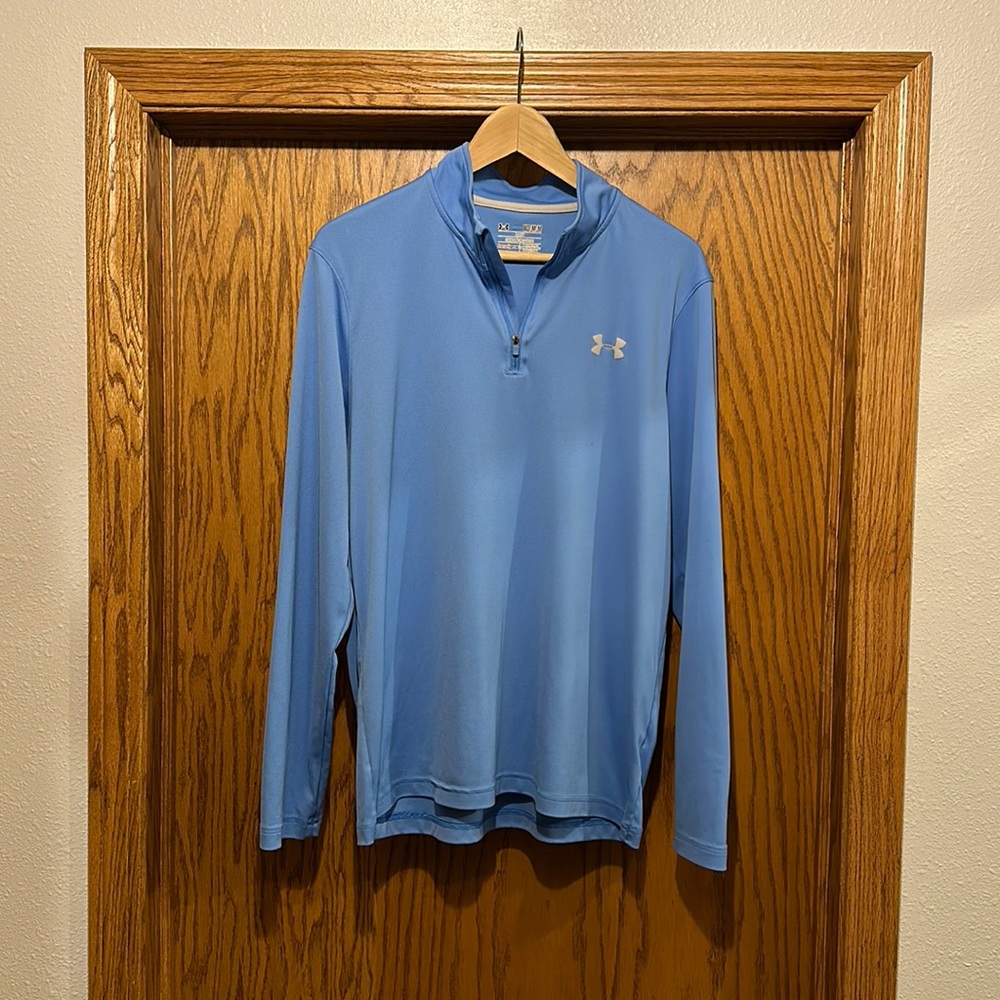 Under Armour baby blue quarter zip